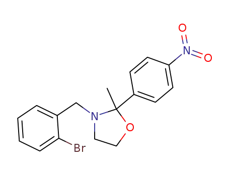 2-(4-nitrophenyl)-2-methyl-3-(2-bromobenzyl)oxazolidine