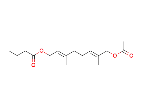2,6-Dimethyl-2(E),6(E)-octadien-1,8-diol 1-acetate 8-butyrate