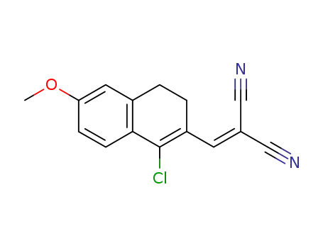 1-chloro-6-methoxy-2-[β,β-dicyano]-3,4-dihydronaphthalene