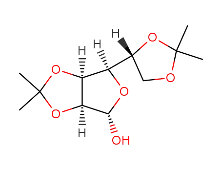 Molecular Structure of 14131-84-1 (Diaceton-alpha-D-mannofuranose)