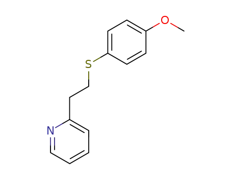4-methoxyphenyl 2-(2-pyridyl)ethyl sulfide