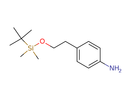 4-(2-(tert-butyldimethylsilyloxy)ethyl)benzenamine