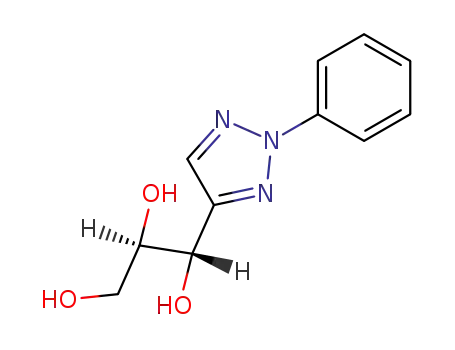 (1S,2R)-1-(2-phenyltriazol-4-yl)propane-1,2,3-triol cas  6631-53-4