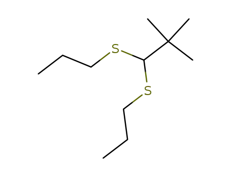 2,2-dimethyl-1,1-bis-propylsulfanyl-propane