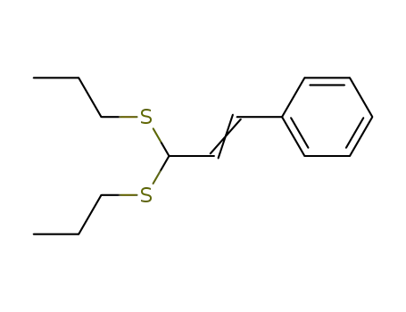 ((E)-3,3-Bis-propylsulfanyl-propenyl)-benzene
