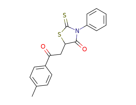 3-Phenyl-5-[2-(4-methylphenyl)-2-oxoethyl]-4-oxo-2-thioxo-1,3-thiazolidine