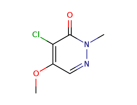 3(2H)-Pyridazinone,4-chloro-5-methoxy-2-methyl-