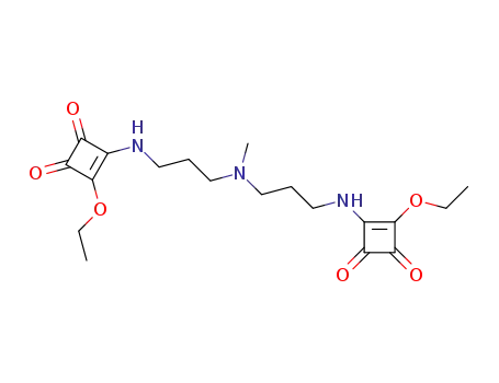 3,3'-[N,N'-[(methylimino)di-3,1-propanediyldiimino]]bis(4-ethoxy-3-cyclobutene-1,2-dione)