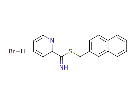 naphthalen-2-ylmethyl pyridine-2-carbimidothioate hydrobromide