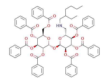 2,3,4,2',3',4',6'-hepta-O-benzoyl-6-O-deoxy-6-[(2-ethylhexyl)amino]-α,α-trehalose