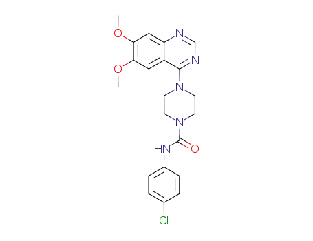 N-(4-Chlorophenyl)-4-(6,7-dimethoxy-4-quinazolinyl)-1-piperazinecarboxamide