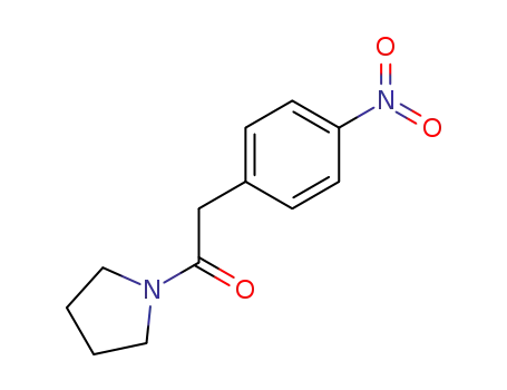 Molecular Structure of 168897-62-9 (Pyrrolidine, 1-[(4-nitrophenyl)acetyl]-)