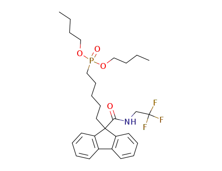 9-[5-(dibutoxyphosphinyl)pentyl]-N-(2,2,2-trifluoroethyl)-9H-fluorene-9-carboxamide