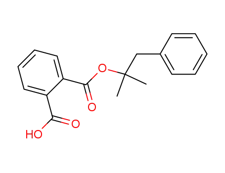 Molecular Structure of 170233-80-4 (1,2-Benzenedicarboxylic acid, mono(1,1-dimethyl-2-phenylethyl) ester)