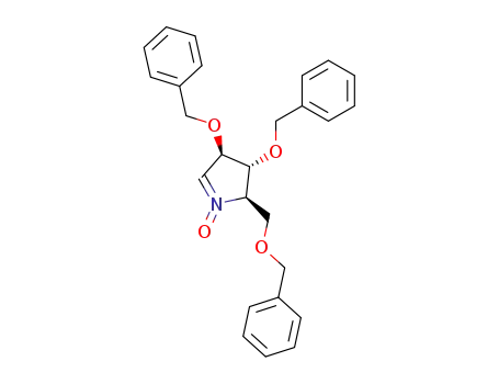 (2R,3R,4R)-3,4-bis(benzyloxy)-2-((benzyloxy)methyl)-3,4-dihydro-2H-pyrrole 1-oxide