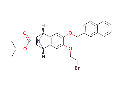 tert-butyl 4-(2-bromoethoxy)-5-[(naphthalen-2-yl)methoxy]-11-azatricyclo[6.2.1.02,7]undeca-2(7),3,5-triene-11-carboxylate