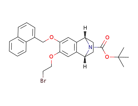 tert-butyl 4-(2-bromoethoxy)-5-[(naphthalen-1-yl)methoxy]-11-azatricyclo[6.2.1.02,7]undeca-2(7),3,5-triene-11-carboxylate
