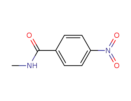 Molecular Structure of 2585-23-1 (N-Methyl-4-Nitro-Benzamide)