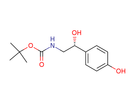 Carbamic acid, [(2R)-2-hydroxy-2-(4-hydroxyphenyl)ethyl]-,  1,1-dimethylethyl ester
