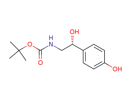 Carbamic acid, [(2R)-2-hydroxy-2-(4-hydroxyphenyl)ethyl]-,
1,1-dimethylethyl ester