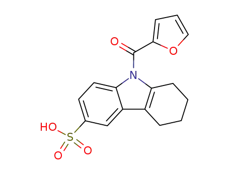 9-(furan-2-carbonyl)-6,7,8,9-tetrahydro-5H-carbazole-3-sulfonic acid