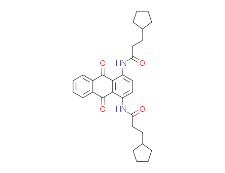 1,4-bis(3-cyclopentanepropionamido)-9,10-anthracenedione
