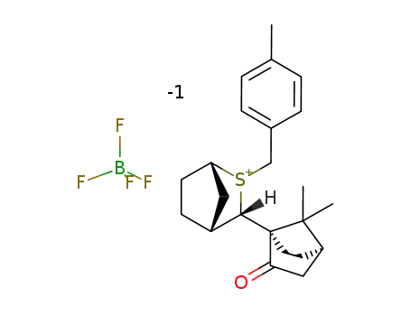 (1S,3S,4R)-2-(4-methylphenylmethyl)-3-[(1S,4R)-7,7-dimethyl-2-oxobicyclo[2.2.1]hept-1-yl]-2-thioniabicyclo[2.2.1]heptane tetrafluoroborate