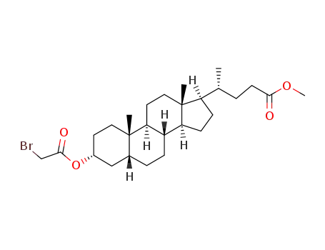 methyl 3α-bromoacetoxy-5β-cholan-24-oate