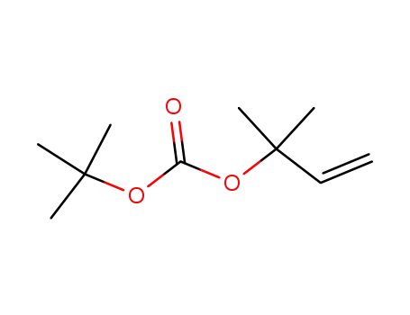 Molecular Structure of 861216-48-0 (Carbonic acid, 1,1-dimethylethyl 1,1-dimethyl-2-propenyl ester)