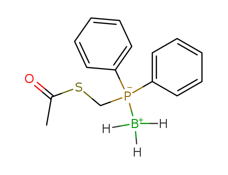 Acetylthiomethyl-diphenylphosphine borane complex