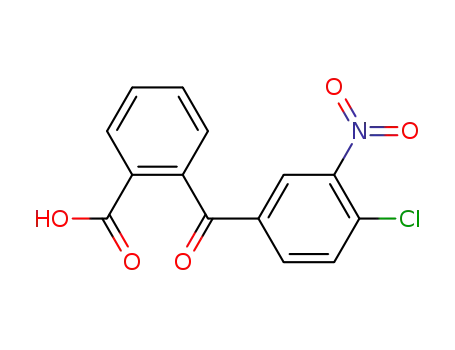 Molecular Structure of 85-54-1 (2-(4-Chloro-3-nitrobenzoyl)benzoic acid)
