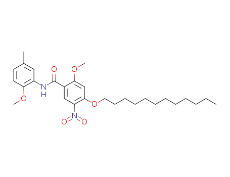 Benzamide,  4-(dodecyloxy)-2-methoxy-N-(2-methoxy-5-methylphenyl)-5-nitro-