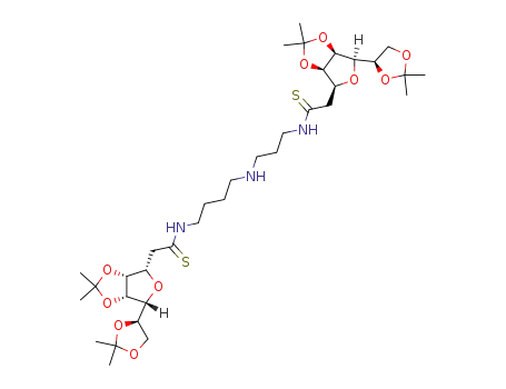 1-N,8-N-bis[2-C-(2,3:5,6-di-O-isopropylidene)-β-D-mannofuranosylethanethioyl]spermidine