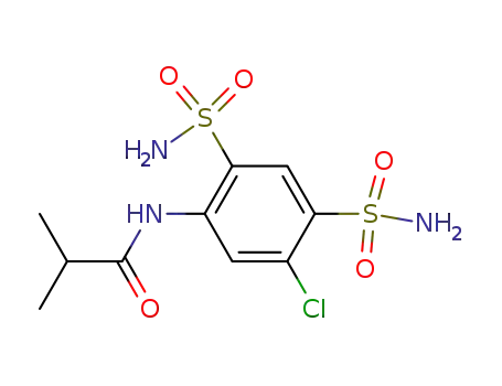 N-(5-chloro-2,4-disulfamoyl-phenyl)-isobutyramide