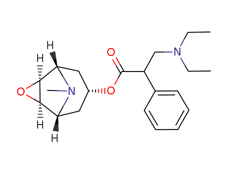 3-diethylamino-2-phenyl-propionic acid 9-methyl-3-oxa-9-aza-tricyclo[3.3.1.02,4]non-7-yl ester