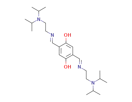 2,5-bis-[(2-diisopropylamino-ethylimino)-methyl]-benzene-1,4-diol