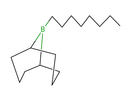 Molecular Structure of 30089-00-0 (9-Borabicyclo[3.3.1]nonane, 9-octyl-)