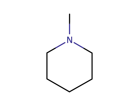 Molecular Structure of 626-67-5 (N-Methylpiperidine)
