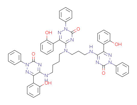 1,5,10-tris[6-(2-hydroxyphenyl)-3-oxo-2-phenyl-1,2,4-triazin-5-yl]-1,5,10-triazadecane