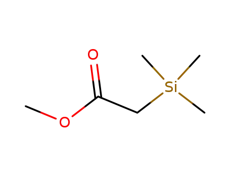 Molecular Structure of 2916-76-9 (METHYL (TRIMETHYLSILYL)ACETATE)