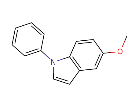 Molecular Structure of 936231-14-0 (5-methoxy-1-phenyl-1H-indole)
