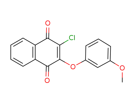 2-chloro-3-(3-methoxyphenoxy)-1,4-naphthoquinone