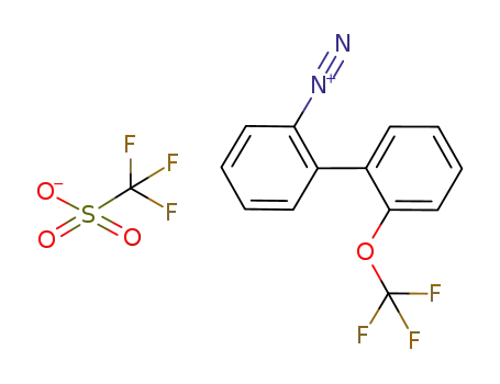 2-(trifluoromethoxy)biphenylyl-2'-diazonium triflate
