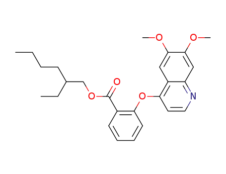 2-Ethylhexyl 2-[(6,7-dimethoxy-4-quinolyl)oxy]benzoate