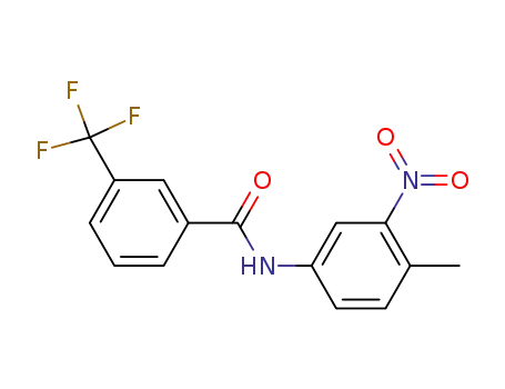 Molecular Structure of 221876-21-7 (Benzamide, N-(4-methyl-3-nitrophenyl)-3-(trifluoromethyl)-)