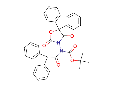 (Diphenylacetyl)(2,4-dioxo-5,5-diphenyl-3-oxazolidinyl)carbamidsaeure-tert-butylester