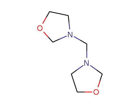 Molecular Structure of 66204-43-1 (Oxazolidine, 3,3'-methylenebis-)