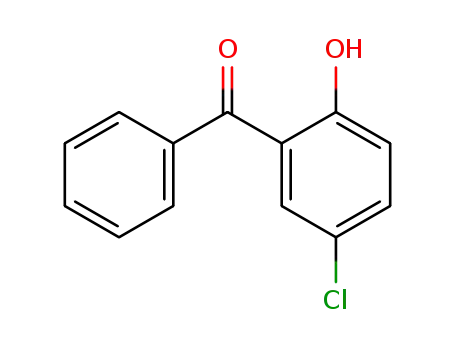 Molecular Structure of 85-19-8 (5-Chloro-2-hydroxybenzophenone)