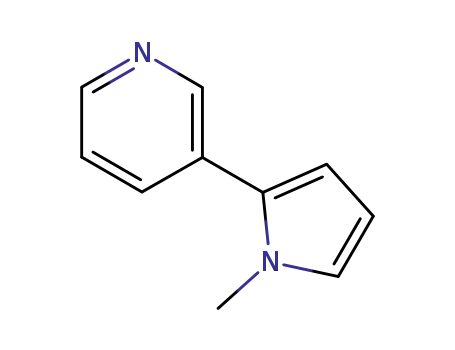 Pyridine,3-(1-methyl-1H-pyrrol-2-yl)- cas  487-19-4