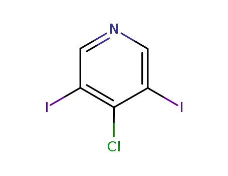 Molecular Structure of 13993-58-3 (4-Chloro-3,5-diiodopyridine)